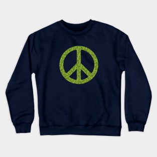 World Peace Sign Art Graffiti Activist Crewneck Sweatshirt